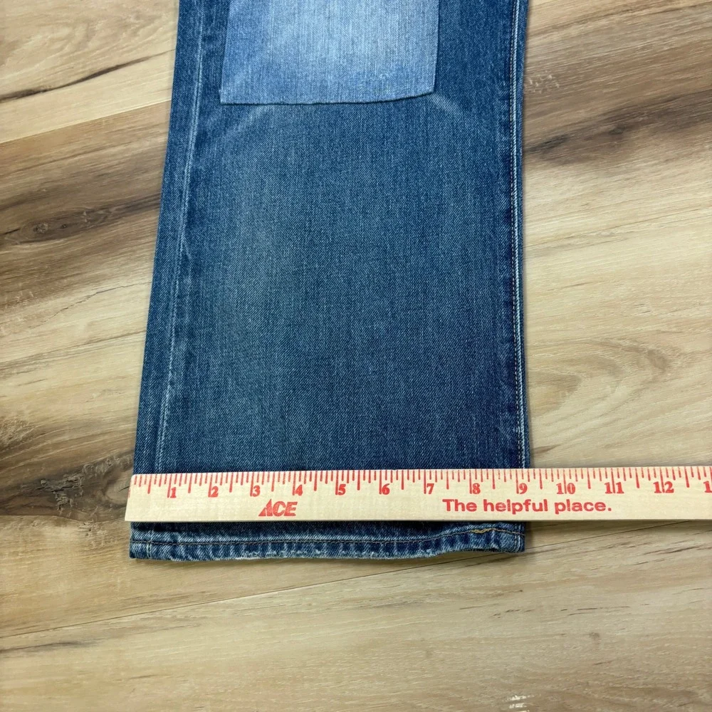 Polo Ralph Lauren Relaxed Straight Crop Jeans Womens 33 Distressed Cotton NEW - Picture 4 of 11